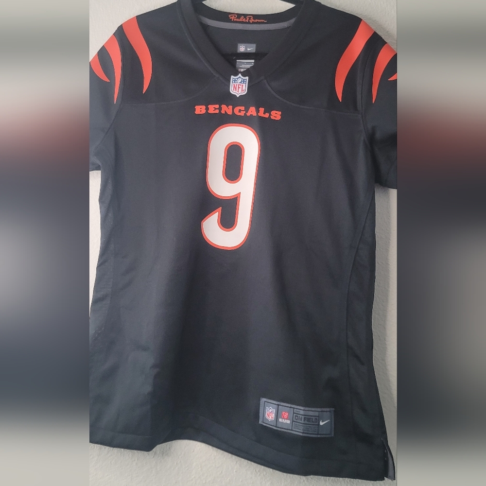 Nike Joe Burrow Cincinnati Bengals Black Game Jersey